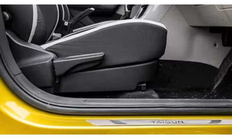 Volkswagen Taigun Interior Seat Adjustment Manual For Driver