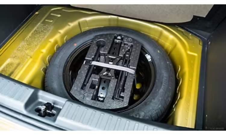 Volkswagen Taigun Interior Under Boot Spare Wheel