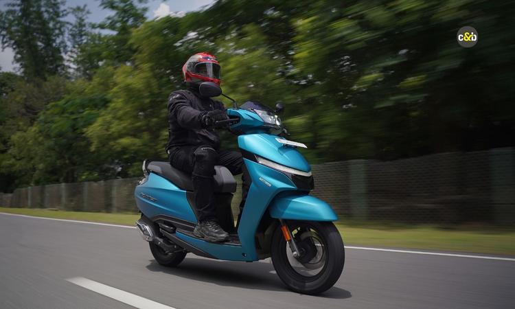 2024 TVS Jupiter 110 First Ride Impressions: Gunning For Gold 
लगभग हर स्कूटर ने सेग्मेंट किंग होंडा एक्टिवा के साथ तालमेल बनाए रखने के लिए संघर्ष किया है, लेकिन जुपिटर - जो सेगमेंट-लीडर के सबसे करीब आ गया है, अब दूसरे स्थान पर समझौता नहीं करना चाहता है.