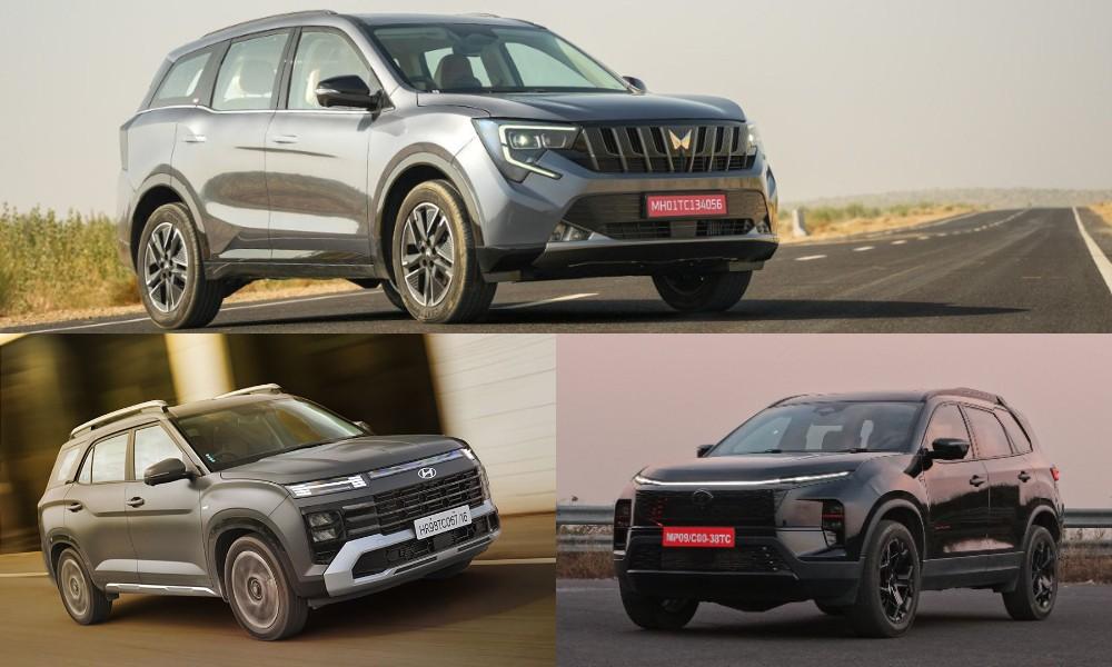 महिंद्रा XUV 7XO बनाम टाटा सफारी बनाम ह्यून्दे अल्कज़ार: कौन सी 3-सीट वाली SUV आपके परिवार के लिए रहेगी सही? क्या आप ऐसा परफेक्ट फैमिली कार ढूंढ रहे हैं जो तीनों सीटों की रो में शानदार लगे? हम आपको सही कार चुनने में मदद कर रहे हैं