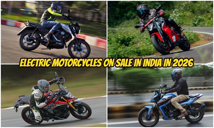 Electric Motorcycles on Sale in India in 2026 किफायती कम्यूटर ईवी बाइक से लेकर उच्च प्रदर्शन वाली इलेक्ट्रिक स्पोर्ट्सबाइक तक, यहां भारत में 2026 में बिक्री के लिए उपलब्ध इलेक्ट्रिक मोटरसाइकिलों की सूची उनके मूल्य, रेंज, बैटरी क्षमता और प्रमुख विशिष्टताओं के साथ दी गई है.