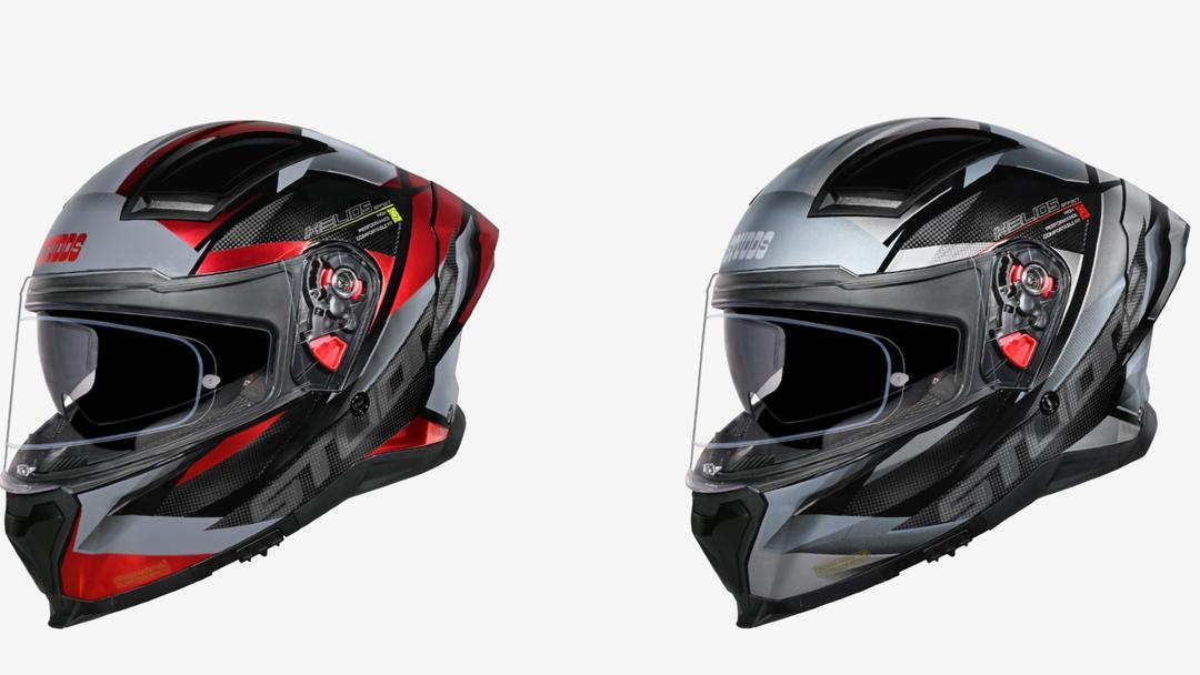 STUDDS Helios Effect Helmet Launched At Rs. 3,445 सटड्स हीलिओस इफेक्ट, ब्रांड की फ़्लैगशिप फ़ुल-फ़ेस हेलमेट रेंज में नए डिकल्स जोड़ता है.