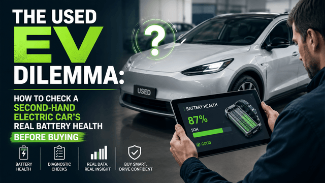 The Used EV Dilemma: How to Check a Second-Hand Electric Car's Real Battery Health Before Buying The Used EV Dilemma: How to Check a Second-Hand Electric Car's Real Battery Health Before Buying