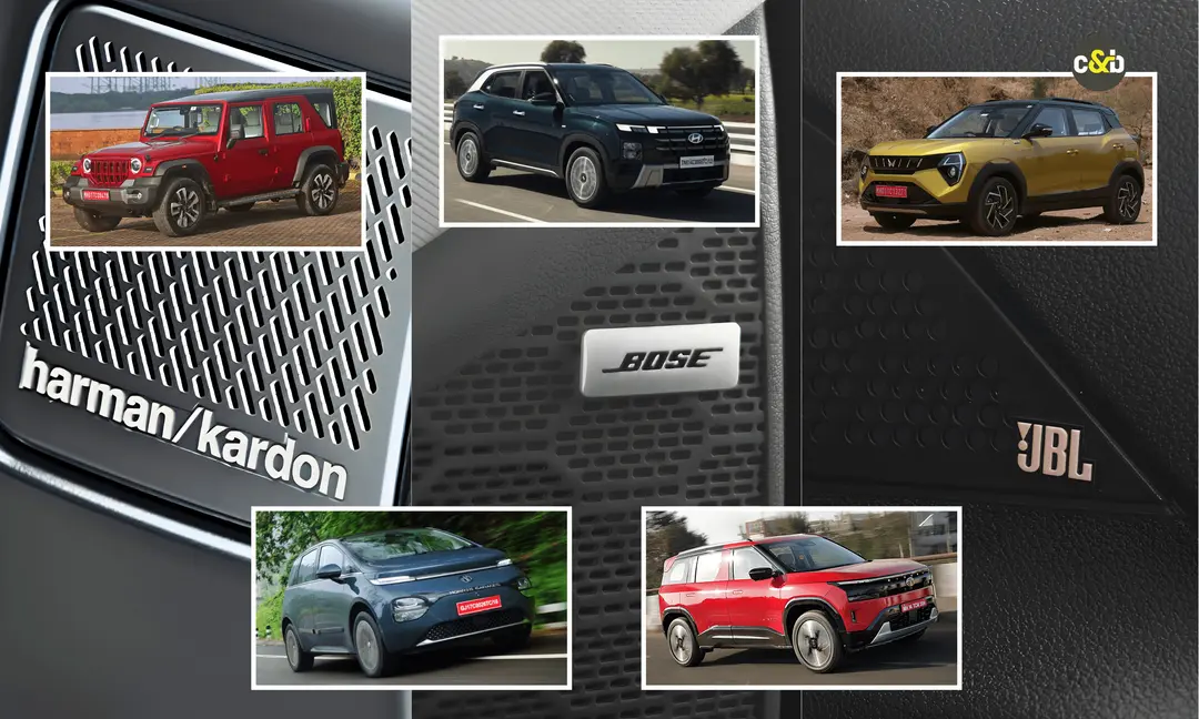 Top 10 Cars Under Rs 20 Lakh With The Best Factory-Fitted Music Systems In India प्रीमियम ऑडियो सिस्टम अब सिर्फ़ लग्ज़री कारों तक ही सीमित नहीं हैं. आज, ₹20 लाख से कम कीमत वाले कई मॉडल्स में सबवूफ़र और डॉल्बी एटमॉस (Dolby Atmos) के साथ ब्रांडेड स्पीकर सेटअप मिलते हैं. आइए, ऐसे ही 10 बेहतरीन विकल्पों पर एक नज़र डालते हैं.