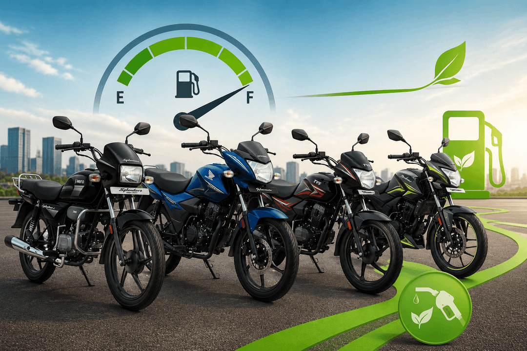 Top Mileage Bikes in India 2026: Here’s Where Freedom 125, Splendor Plus, Shine 125, TVS Sport & More Stand In 2026 सीएनजी से चलने वाली बजाज फ्रीडम 125 से लेकर हीरो स्प्लेंडर प्लस और टीवीएस स्पोर्ट जैसी बेहतरीन माइलेज वाली बाइक्स तक, आइए उन मोटरसाइकिलों पर नज़र डालते हैं जो 2026 में भारत में बिक्री के लिए उपलब्ध हैं और सबसे ज़्यादा फ़्यूल-एफ़िशिएंट हैं.