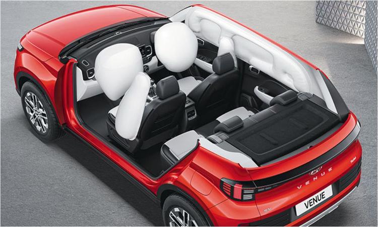 Hyundai Makes Six Airbags Standard For All Its Cars And SUVs In India हाल तक, केवल तीन ह्यून्दे मॉडल थे जिनमें मानक के रूप में छह एयरबैग नहीं थे.