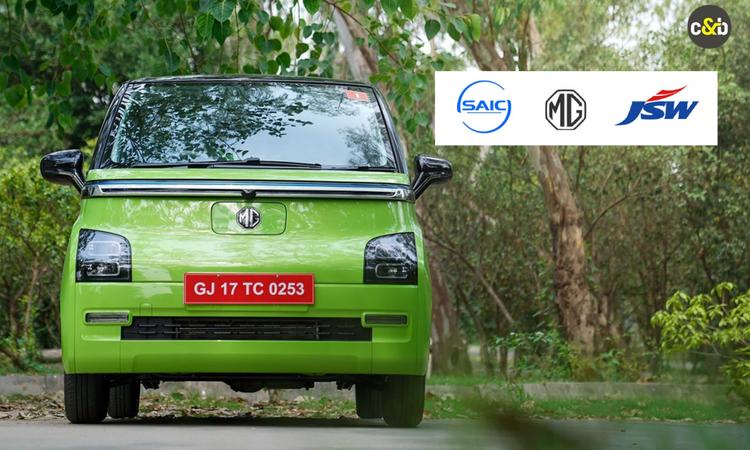 JSW Group Acquires 35% Stake In MG Motor India; Enters Into JV With SAIC SAIC के अध्यक्ष वांग ज़ियाओकिउ और JSW समूह के पार्थ जिंदल ने लंदन में शेयरधारक और शेयर खरीद समझौते पर हस्ताक्षर किए.