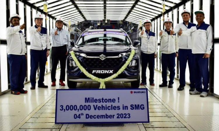 Suzuki Motor Gujarat Plant Crosses 30 Lakh Unit Production Milestone फरवरी 2017 में प्लांट को शुरू किया गया था और लगभग 7 साल बाद यह उपलब्धि हासिल हुई है.
