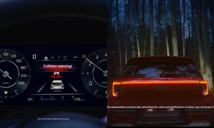 Kia Sonet Facelift Teased In Video; Reveals Redesigned Tail Section एक नया वीडियो सबकॉम्पैक्ट एसयूवी के बदले हुए पिछले हिस्से को दिखाता है और पुष्टि करता है कि इसमें ADAS फीचर्स भी मिलेंगे