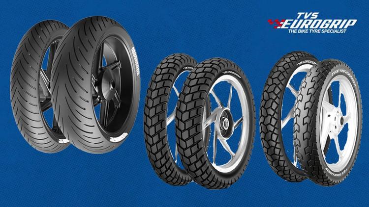 TVS Eurogrip Tyres Launched For Superbikes And Adventure Touring Bikes इस कार्यक्रम में, कंपनी ने मोटरसाइकिल ट्यूबलेस श्रेणी में रोडहाउंड टायर, ड्यूराट्रेल टायर और टेराबाइट टायर जैसे नए टायरों को पेश किया, जो ज्यादातर उत्साही-सवारों के लिए मोटरसाइकिल ट्यूबलेस श्रेणी में थे.