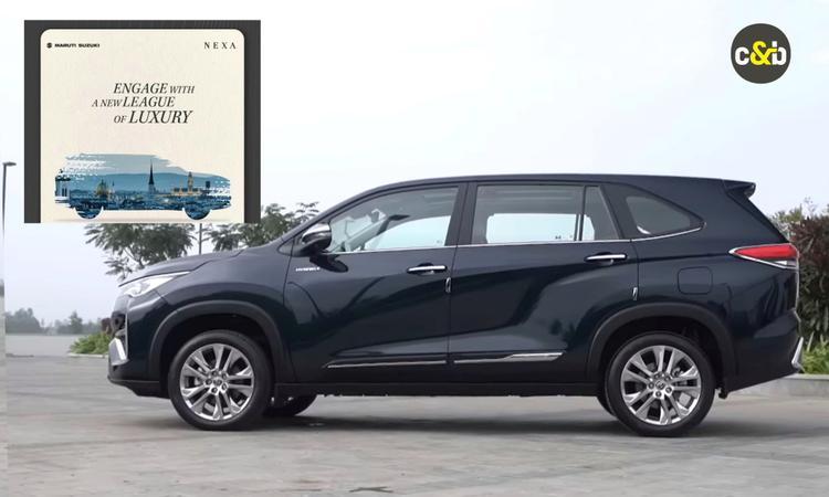 Innova Hycross-Based Maruti Suzuki Engage MPV To Be Launched On July 5 मारुति सुजुकी के यात्री वाहन पोर्टफोलियो में प्रमुख मॉडल बनने के लिए तैयार, नया एमपीवी कर्नाटक के बिदादी में टोयोटा के प्लांट में निर्मित किया जाएगा.