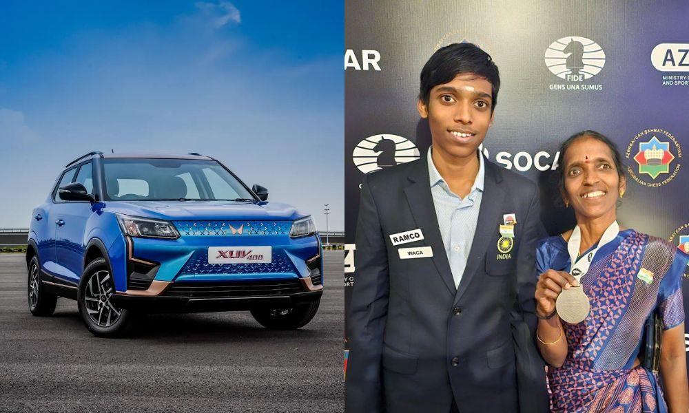 Mahindra To Gift Special Edition XUV400 EV To Chess Prodigy Praggnanandhaa's Parents भारतीय शतरंज ग्रैंडमास्टर आर. प्रगनानंद ने फिडे विश्व शतरंज कप 2023 में यादगार जीत दर्ज की.