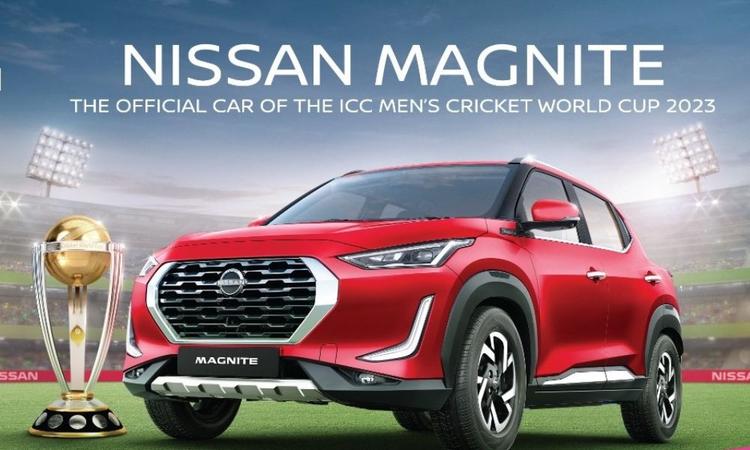 Nissan Magnite Is The Official Car For ICC Men’s Cricket World Cup 2023 निसान ICC मैन क्रिकेट विश्व कप 2023 का प्रचार करेगी और टूर्नामेंट स्थानों पर निसान मैग्नाइट को प्रमुखता से प्रदर्शित करेगा.