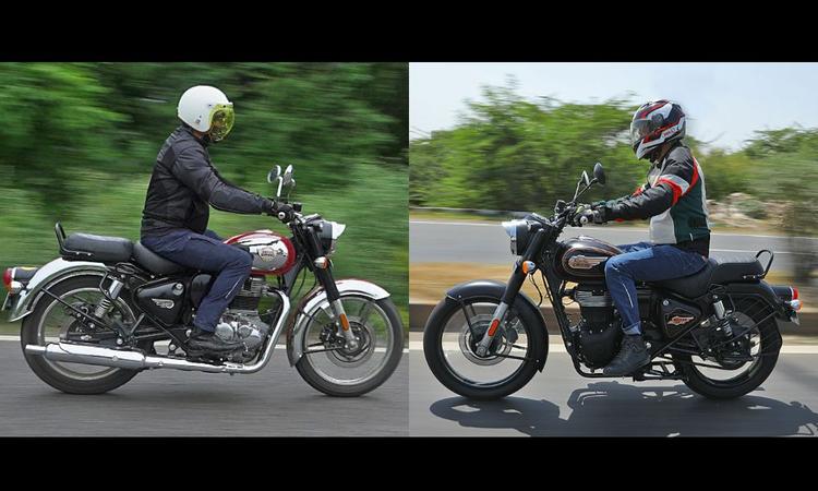 2023 Royal Enfield Bullet 350 Vs RE Classic 350: Differences Explained
बुलेट 350 बाजार में सबसे नई रॉयल एनफील्ड है. लेकिन यह क्लासिक 350 से कितनी अलग है? हम आपको बताते हैं.