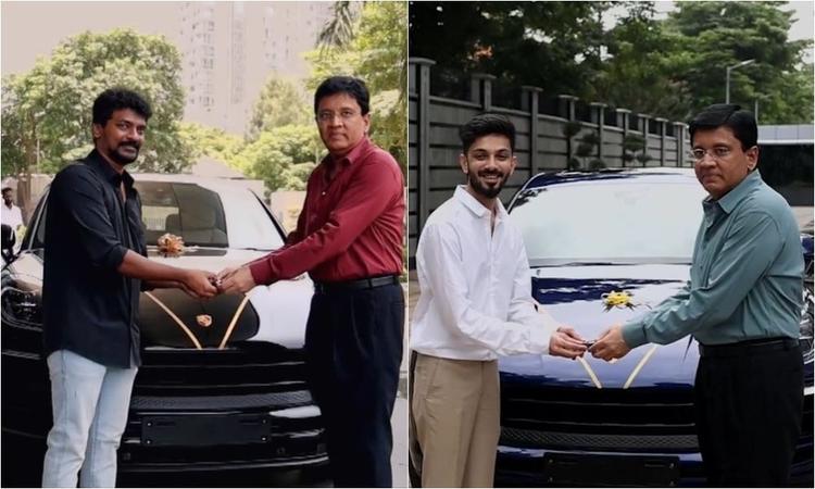 Jailer Producer Gifts Porsche Macan To Director Nelson And Music Director Anirudh फिल्म निर्माता नेल्सन दिलीपकुमार और संगीत निर्देशक अनिरुद्ध रविचंदर दोनों को एक नई पोर्श मकान एसयूवी के साथ एक अज्ञात राशि का चेक मिला.