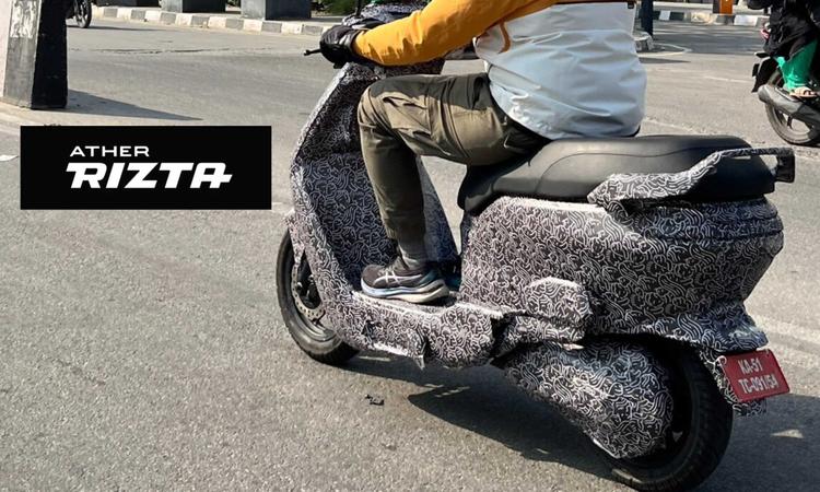 Ather Confirms ‘Rizta’ Name For Upcoming Family Scooter; Debut Likely By April एथर एनर्जी के सह-संस्थापक तरुण मेहता के अनुसार, कंपनी का बाज़ार में दूसरा मॉडल आराम और सुरक्षा पर जोर देगा.