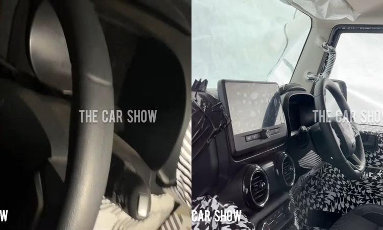 Mahindra Thar 5-Door To Get Digital Instrument Console, Reveal Latest Spy Shots महिंद्रा थार 5-डोर में फ्लोटिंग टचस्क्रीन इंफोटेनमेंट सिस्टम, डिटैचेबल हेडरेस्ट और बहुत कुछ के साथ एक डिजिटल कंसोल मिलने की संभावना है.