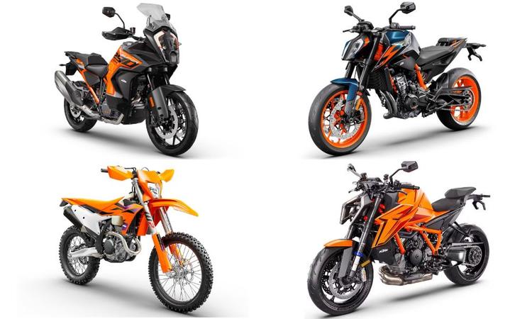 KTM To Re-Enter Premium Segment; Unofficial Bookings Commence लॉन्च के लिए सूचीबद्ध की जा रही मोटरसाइकिलों में 890 ड्यूक आर, 1390 सुपर ड्यूक आर, 1290 और 890 एडवेंचर, 350 ईएक्ससी-एफ एंड्यूरो और 250 और 450 एसएक्स-एफ मोटोक्रॉस बाइक शामिल हैं.