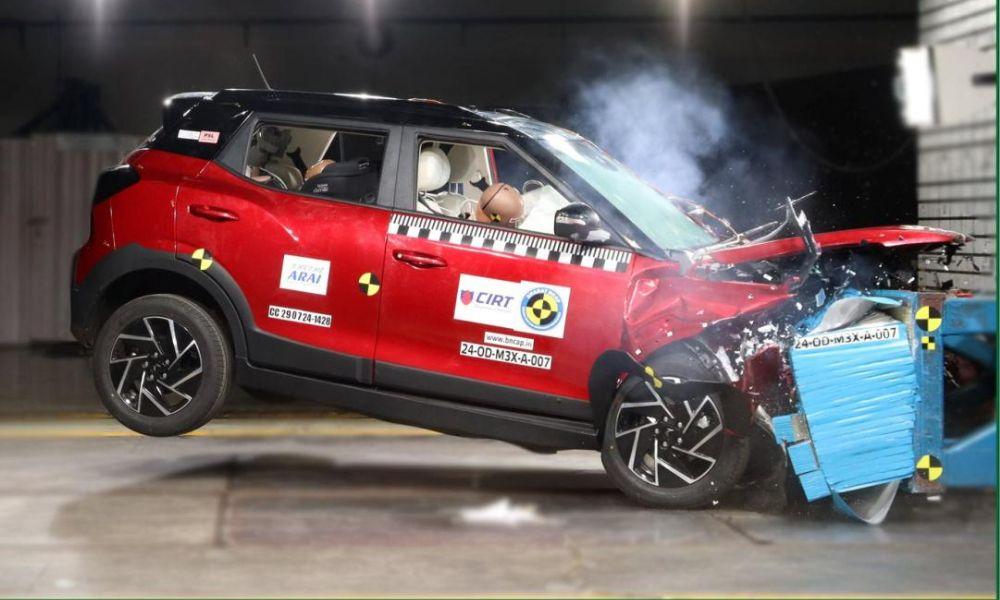 महिंद्रा XUV 3XO को भारत एनकैप क्रैश टैस्ट में मिली 5-स्टार की सुरक्षा रेटिंग मिली महिंद्रा XUV 3XO को भारत एनकैप क्रैश टैस्ट में मिली 5-स्टार की सुरक्षा रेटिंग मिली