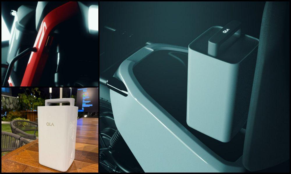 ओला इलेक्ट्रिक ने लॉन्च से पहले दिखाई स्वैपेबल बैटरी वाले इलेक्ट्रिक स्कूटर की झलक स्कूटर के टीज़र एक अधिक उपयोगिता-उन्मुख डिज़ाइन का सुझाव देते हैं जिसमें फ्रंट एप्रन से क्रैश गार्ड और सीट के पीछे एक कार्गो बेड दिया है.