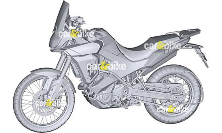 Hero Xpulse 421 Design Trademark Filed एक्सपल्स 421 को एक नए ट्रेलिस फ्रेम के आसपास बनाया जाएगा और यह 421 सीसी सिंगल-सिलेंडर लिक्विड-कूल्ड इंजन के साथ आएगी.