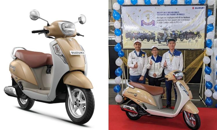 Suzuki Motorcycle India Announces Rollout Of 1 Millionth Two-Wheeler In Current Financial Year 10 लाखवां मॉडल ब्रांड का लोकप्रिय स्कूटर, एक्सेस 125 था, जो गुरुग्राम में SMIPL के खेरकी धौला प्लांट से शुरू हुई थी.