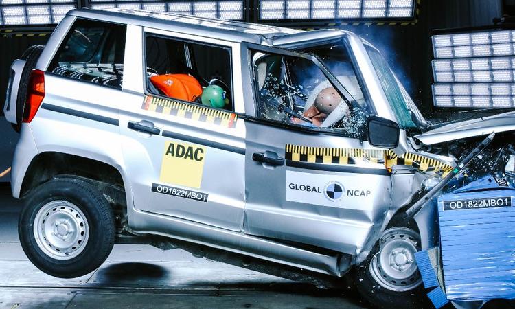 Mahindra Bolero Neo Receives 1 Star Rating In Global NCAP Crash Tests 2016 में स्कॉर्पियो के 0-स्टार प्रदर्शन के बाद #SaferCarsForIndia पहल के तहत महिंद्रा यात्री वाहन को मिली यह सबसे कम रेटिंग है.