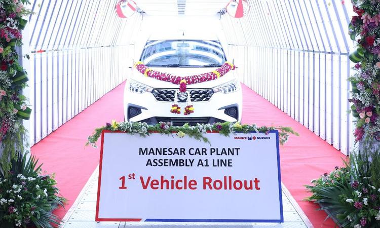 Maruti Suzuki Expands Manesar Plant Production Capacity To 9 Lakh Units मारुति सुजुकी इंडिया ने प्रतीक्षा अवधि कम करने में मदद के लिए प्रति वर्ष 1 लाख वाहनों के निर्माण क्षमता के साथ नई असेंबली लाइन खोली है.
