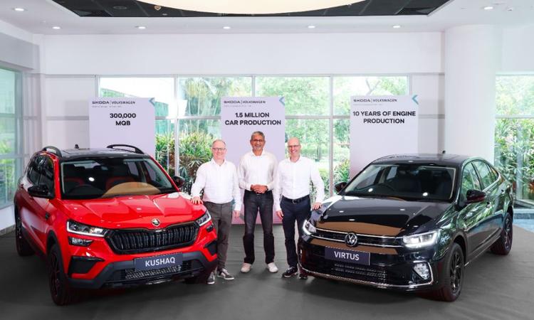 Skoda Auto Volkswagen India Achieves Production Milestone Of 15 Lakh Units यह घोषणा चाकन में अपने प्लांट में वाहन निर्माण शुरू करने के 15 साल बाद आया है.