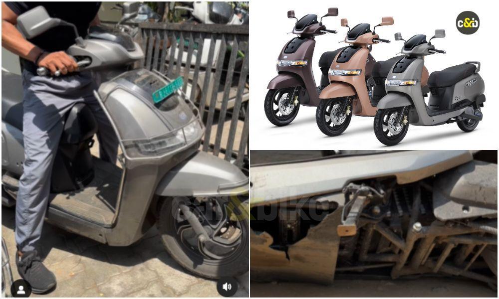 TVS iQube Recalled: Bridge Tube To Be Inspected On Select 2023 Models दोपहिया वाहन दिग्गज जुलाई और सितंबर 2023 के बीच बनी टीवीएस आईक्यूब मॉडल का निरीक्षण करेंगे, रिकॉल एक ग्राहक के सोशल मीडिया वीडियो से मेल खाता है जिसमें इलेक्ट्रिक स्कूटर के फ्रेम टूटने की घटना की जानकारी वायरल हो रहा है.