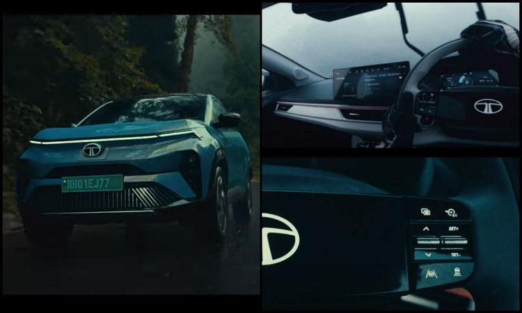 Tata Curvv EV Interior Previewed In New Video; Level 2 ADAS Confirmed कर्व को नेक्सॉन ईवी के समान डैशबोर्ड डिज़ाइन और लेआउट मिलता है, लेकिन अपने मॉडल के विपरीत, यह ADAS तकनीक की पेशकश करेगी.