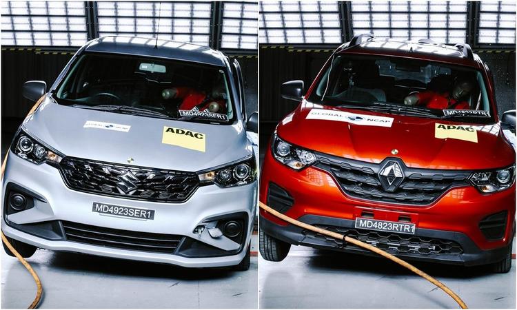Maruti Suzuki Ertiga And Renault Triber Score Poorly In GNCAP Crash Test For Africa जबकि एर्टिगा ने निराशाजनक 1-स्टार सुरक्षा रेटिंग हासिल की है, रेनॉ ट्राइबर ने औसत से नीचे 2 स्टार स्कोर किए हैं.