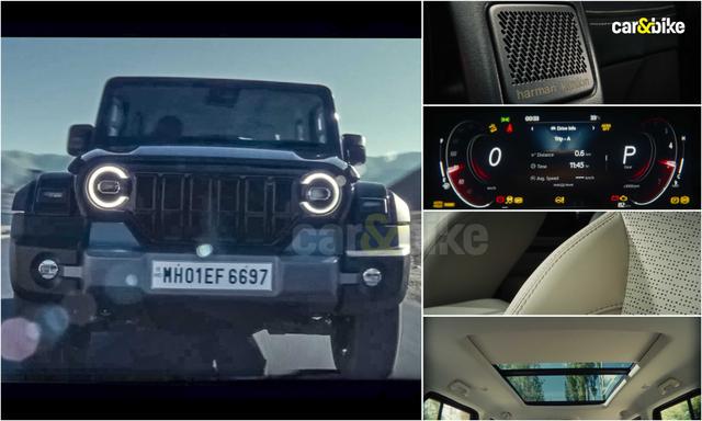 महिंद्रा थार रॉक्स में मिलेंगी वेंटिलेटेड सीटें, ADAS और हरमन कार्डन ऑडियो सिस्टम, नए टीज़र से हुई पुष्टि पांच दरवाजों वाली थार के लॉन्च की तैयारी में महिंद्रा द्वारा जारी किये गए नए टीज़र में ऑफ-रोडर में शामिल किए गए कई फीचर्स का पता चलता है.