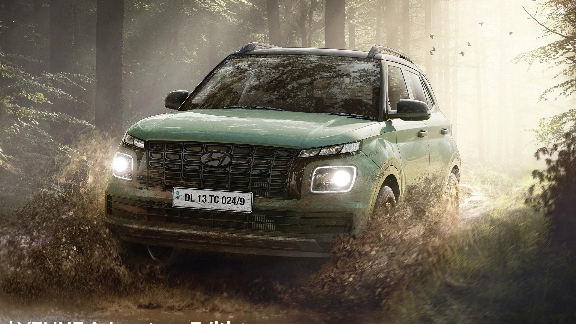 ह्यून्दे वेन्यू एडवेंचर एडिशन हुआ लॉन्च, कीमत रु.10.15 लाख से शुरू नया रेंजर खाकी रंग और ब्लैक एलिमेंट्स वेन्यू एडवेंचर एडिशन के लिए खास हैं. पेट्रोल और टर्बो-पेट्रोल दोनों पावरट्रेन के साथ उपलब्ध है.