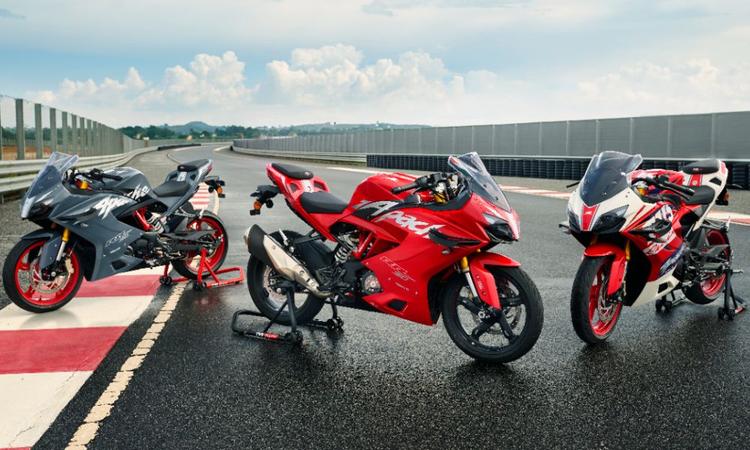 2024 TVS Apache RR 310 Launched At Rs 2.75 Lakh अपाचे RR 310 का 2024 एडिशन अब अधिक शक्ति पैदा करता है और नए फीचर्स को पैक करता है और नए बॉम्बर ग्रे रंग विकल्प प्राप्त करता है.