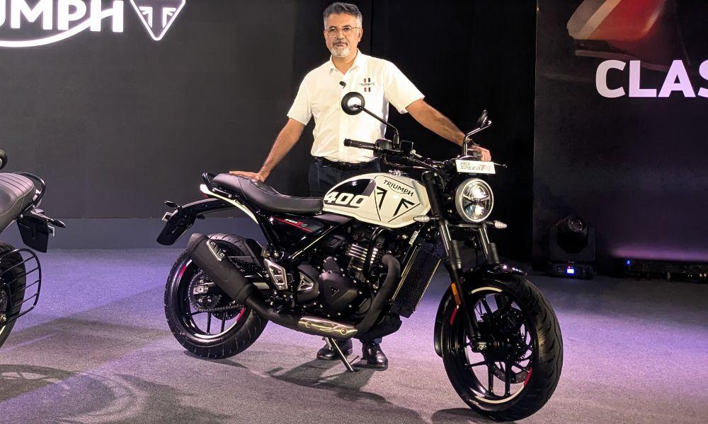 Triumph Speed T4 Launched In India At Rs 2.17 Lakh स्पीड T4 अब ट्रायम्फ 400 सीसी परिवार का सबसे किफायती मॉडल है, और इसमें उसी 398 सीसी इंजन का एक नया एडिशन है जो कम शक्ति बनाता है.
