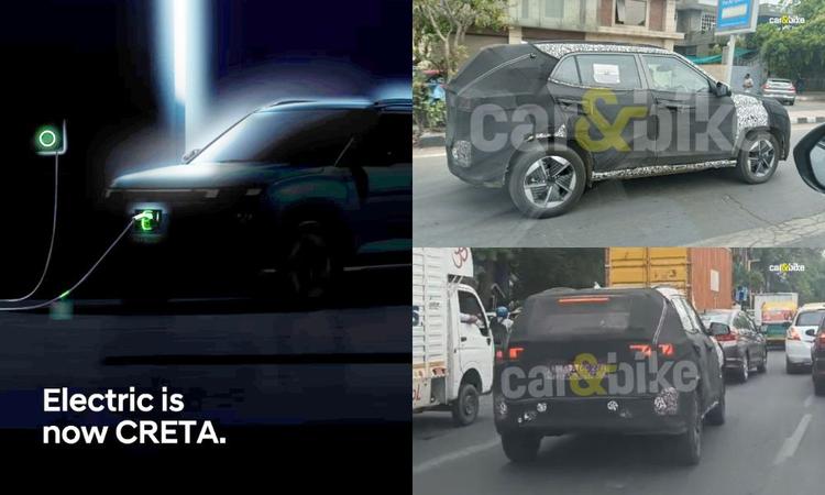 Hyundai Creta EV Officially Teased Ahead of Debut क्रेटा ईवी का 2025 भारत मोबिलिटी ग्लोबल एक्सपो में पेश होने की उम्मीद है.