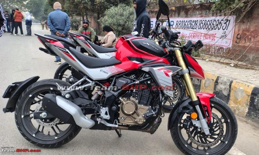 जल्द ही लॉन्च होने वाली हीरो एक्सट्रीम 250R को टीवीसी शूट के दौरान देखा गया जल्द ही लॉन्च होने वाली हीरो एक्सट्रीम 250R को टीवीसी शूट के दौरान देखा गया