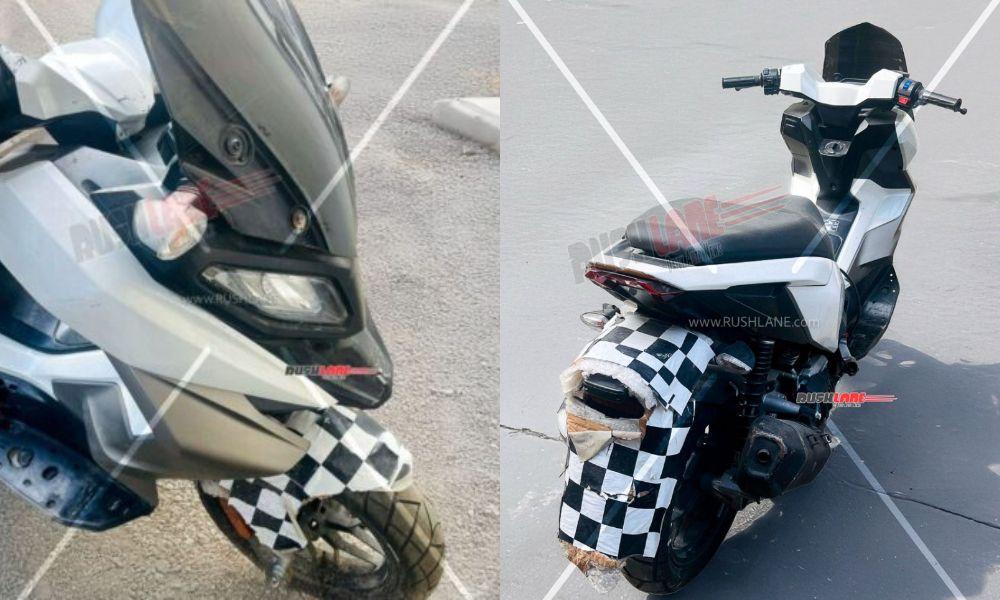 लॉन्च से पहले हीरो ज़ूम 160 भारतीय सड़कों पर टैस्टिंग के दौरान दिखा हीरो ज़ूम 160 को पहली बार नवंबर 2023 में मिलान में EICMA ट्रेड शो में पेश किया गया था.