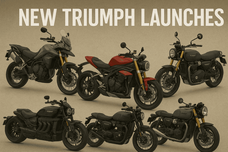 Triumph to Unveil 29 New Motorcycles in Next 6 Months 29 पेश में से 7 को निर्माता द्वारा पहले ही पेश किया जा चुका है.