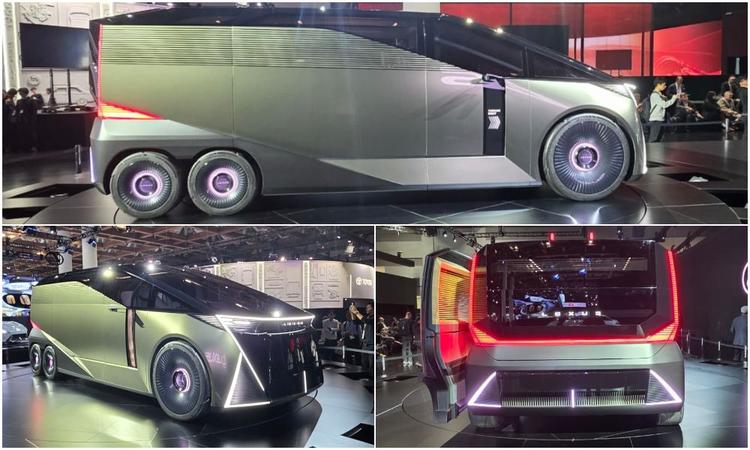 Japan Mobility Show 2025: Lexus LS 6-Wheel Van Concept Previews Future Of Luxury MPVs लेक्सस की नजर में सेडान कारें 'एसयूवी के साथ एक हारी हुई लड़ाई' लड़ रही हैं, यही कारण है कि LS नाम सबसे चौंकाने वाली नई कॉन्सेप्ट में से एक को दिया गया है - एक छह पहियों वाली वैन - जो इस वर्ष के जापान मोबिलिटी शो में पेश की गई है.