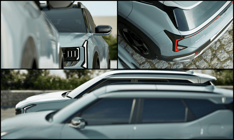 2026 Kia Seltos Teased Ahead Of Debut On December 10 सेल्टॉस की दूसरी पीढ़ी में पूरी तरह बाहरी बदलाव किये गए हैं