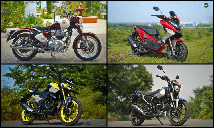 Two-Wheeler Sales November 2025: Most Manufacturers Report Double-Digit Growth पिछले महीने में, प्रमुख दोपहिया वाहन निर्माताओं ने अलग-अलग प्रदर्शन की सूचना दी, जिसमें अधिकांश ब्रांडों ने घरेलू और निर्यात बाजारों में साल-दर-साल वृद्धि दर्ज की, जबकि कुछ में मामूली गिरावट देखी गई.