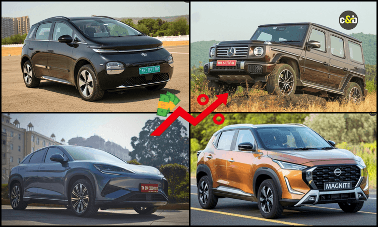 Listed: Car Manufacturers That Will Hike Prices From January 2026 अब तक की गई घोषणाओं के आधार पर, विभिन्न कार मॉडलों की कीमतों में 2% से 3% की वृद्धि होने की उम्मीद है.