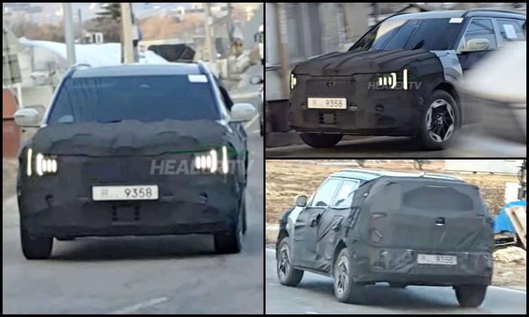 Next-Generation Kia Seltos Spotted Testing With New Headlamp Design
किआ सेल्टॉस को एक बार फिर से टैस्टिंग के दौरान देखा गया है, हालांकि इस बार यह एक नए हेडलैंप डिज़ाइन के साथ है, जबकि इसका पूरा डिजाइन पहले के समान है.