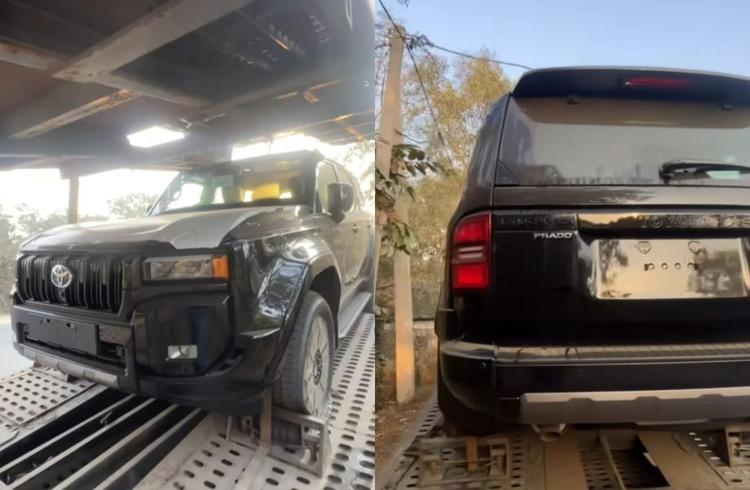 New Toyota Land Cruiser Prado Spotted Undisguised In India उम्मीद है कि टोयोटा निकट भविष्य में भारत में लैंड क्रूजर प्राडो लॉन्च करेगी.