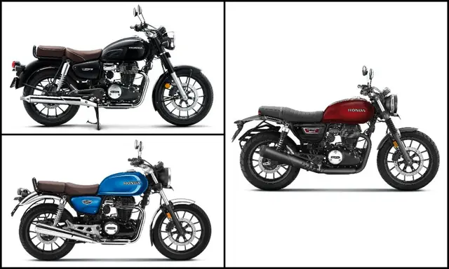 होंडा CB350, CB350 H’ness और CB350RS को मिले नए रंग विकल्प  होंडा की CB350 मोटरसाइकिलों को 2025 के लिए नई रंग योजनाएं मिलेंगी.