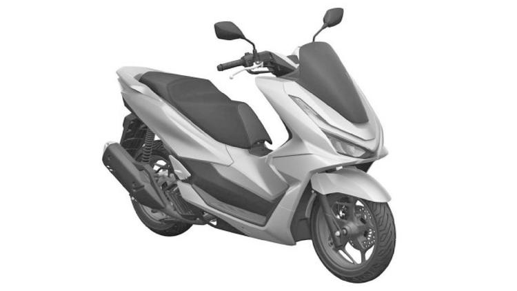 Honda PCX160 Design Patented In India क्या होंडा भारत में यामाहा एरोक्स 155 और हीरो ज़ूम 160 को टक्कर देने वाली कार लॉन्च करने की योजना बना रही है?