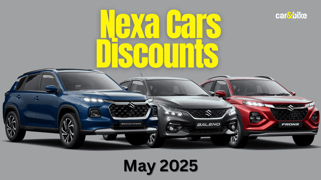 Maruti Suzuki Baleno, Grand Vitara, Fronx & More Get Discounts Of Up To Rs 1.65 Lakh In May 2025 मारुति की नेक्सा रेंज की कारें इस महीने भारी छूट के साथ उपलब्ध हैं.