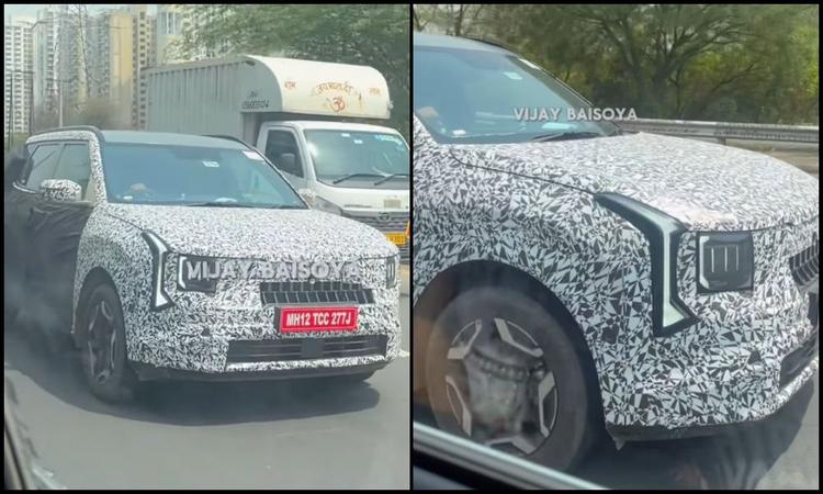 New-Gen Kia Seltos Spotted Testing In India दूसरी पीढ़ी की सेल्टॉस में नए हेडलैंप सेटअप के साथ नया डिज़ाइन दिया गया है.